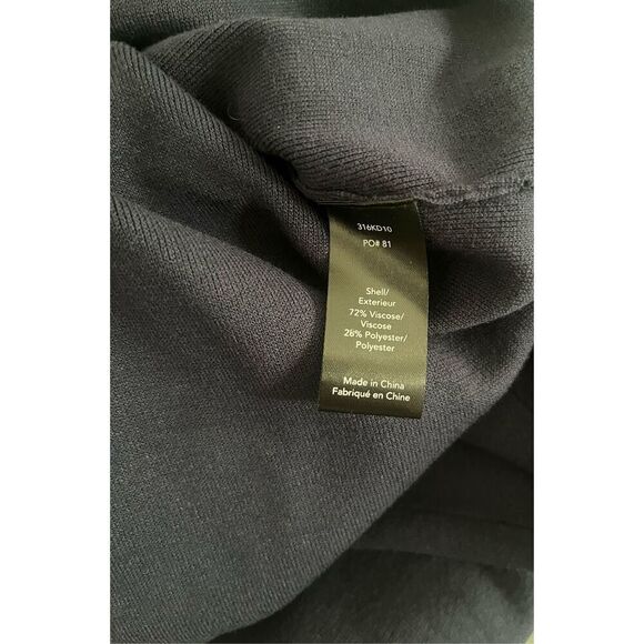 Elizabeth and James Navy Blue Half Zip Sleeveless Bodycon Mini Dress Small - Picture 4 of 4